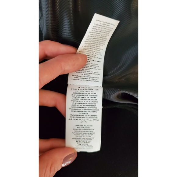 Michael Kors black coat size 2 - Picture 5 of 5